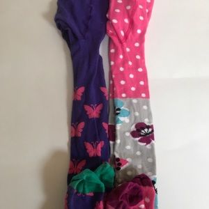 Hanna Andersson girls tights 5-6 (110/120)